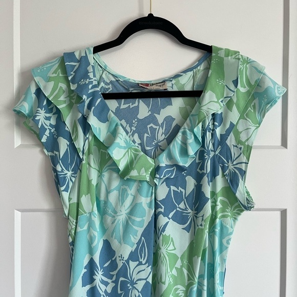 Vintage Hilo Hattie Floral Dress Large - Picture 2 of 15